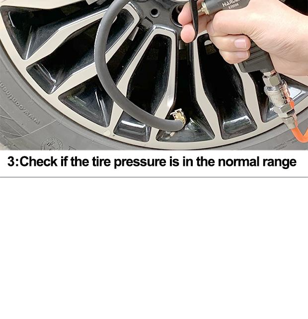 0-200psi Oil-immersed Tire Pressure Gauge