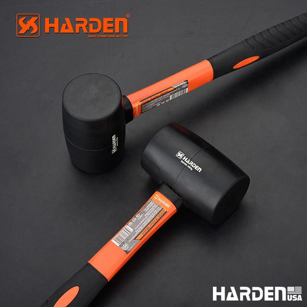 Black Rubber Mallet with Fiberglass Handle