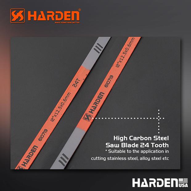 10Pcs 12" High Carbon Steel Saw Blade 24 Tooth