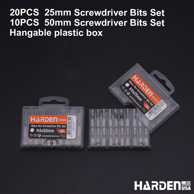 Hex Key Type Screwdriver Bits Set