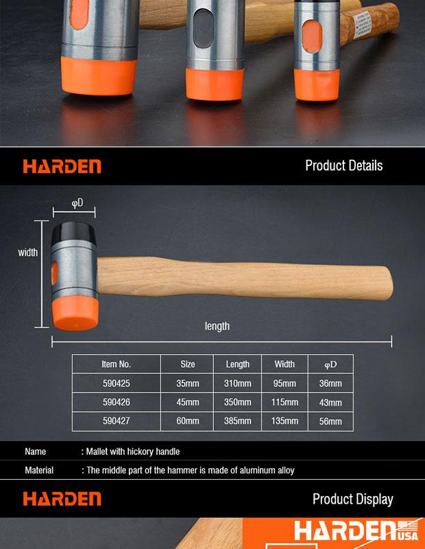Professional Two Way Hammer With Hichory Handle