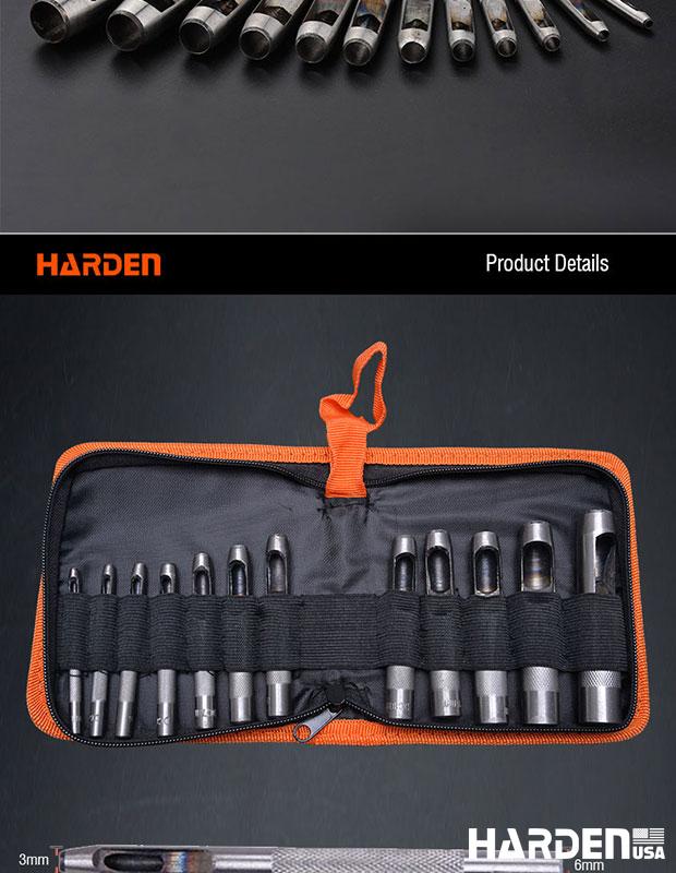 3-16mm 12Pcs Hollow Punch Set