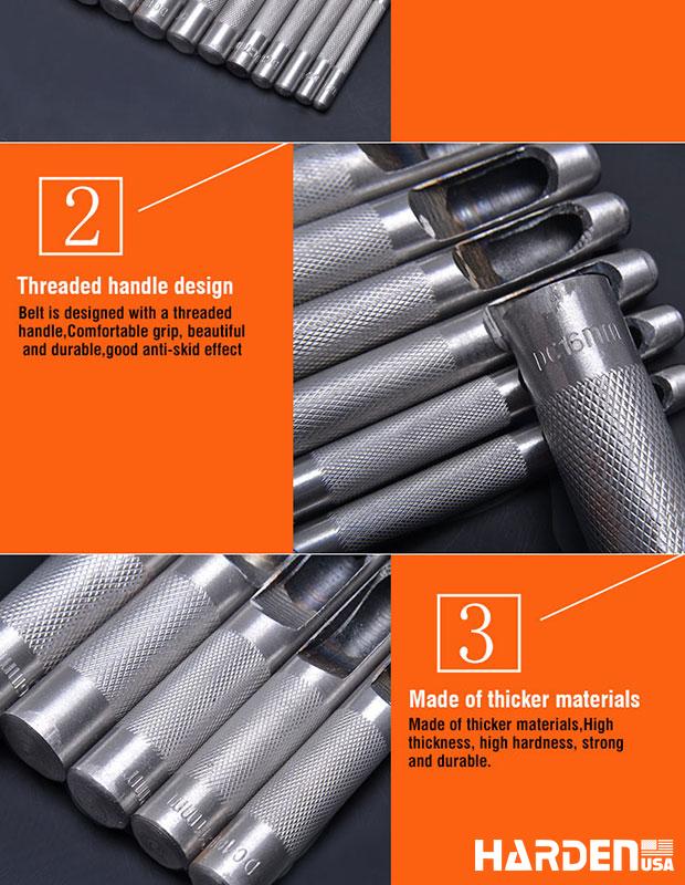3-16mm 12Pcs Hollow Punch Set
