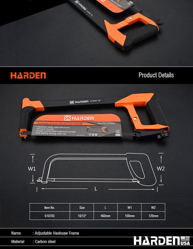 12" Hacksaw Frame Aluminium Handle