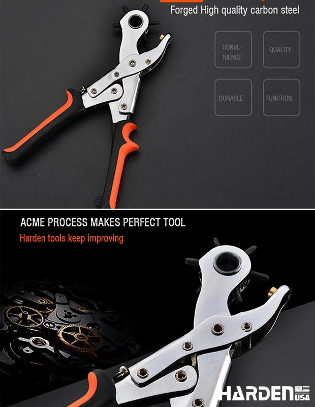 250mm Pro Rotary Punch With Multi Hole