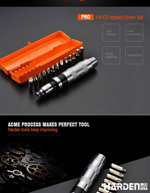 14Pcs Impact Driver Set