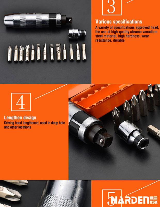 14Pcs Impact Driver Set