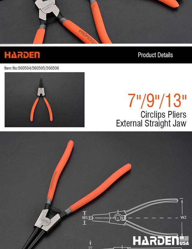 Circlip Plier External Straight Jaw