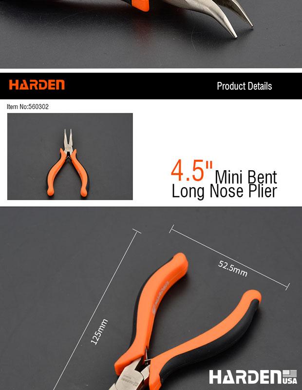 4.5" Mini Bent Nose Plier