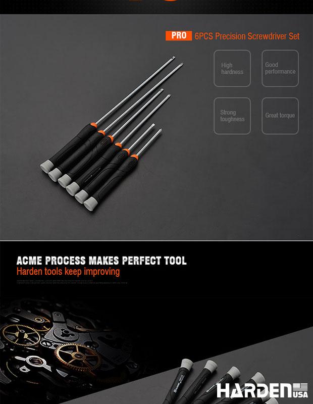 Professional 6PCS Plastic Handle Precision Screwdriver Set