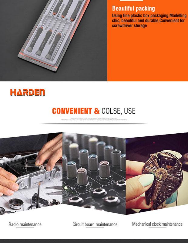 Professional 6PCS Plastic Handle Precision Screwdriver Set
