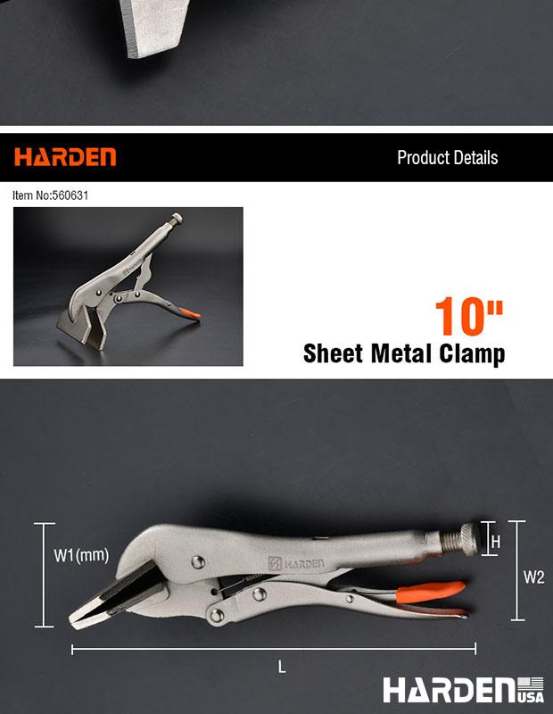 10" Sheet Metal Clamp