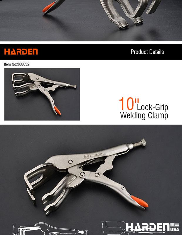 9" Lock Grip Welding Wrench Clamp