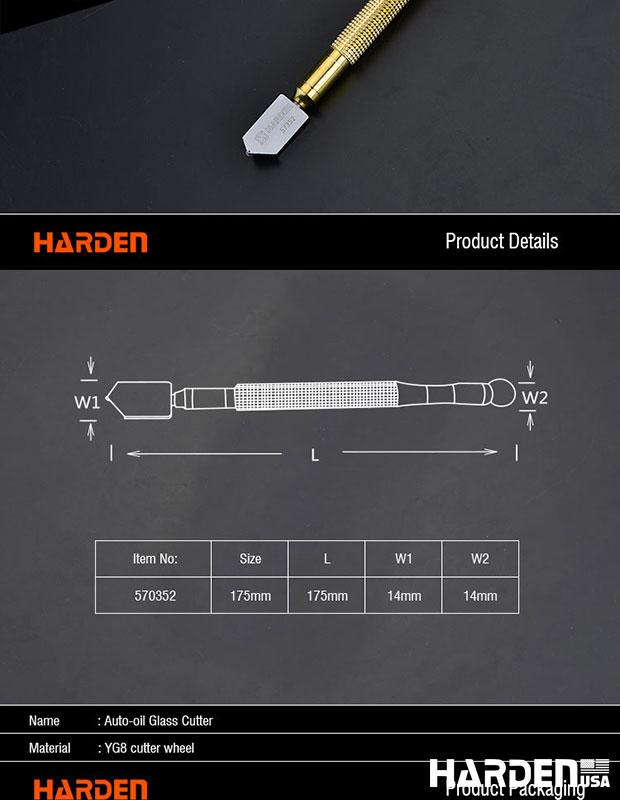 175mm Auto-Oil Glass Cutter