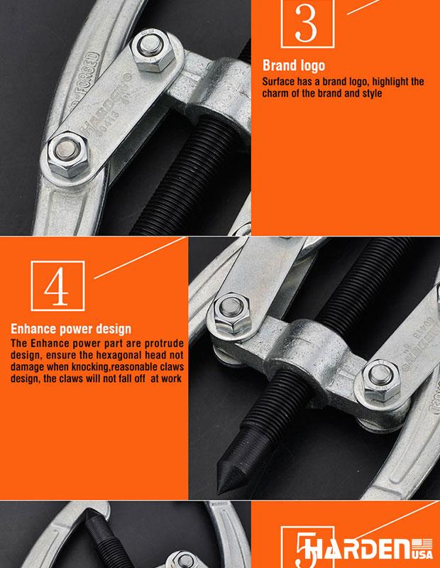 Professional Carbon Steel Two Jaws Gear Puller