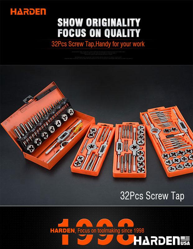 32Pcs Tap and Die Set