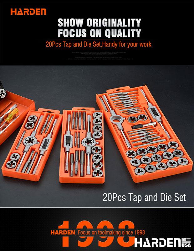 20Pcs Tap and Die Set
