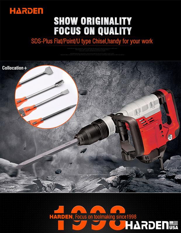 SDS-Plus Flat/Point/U type Chisel