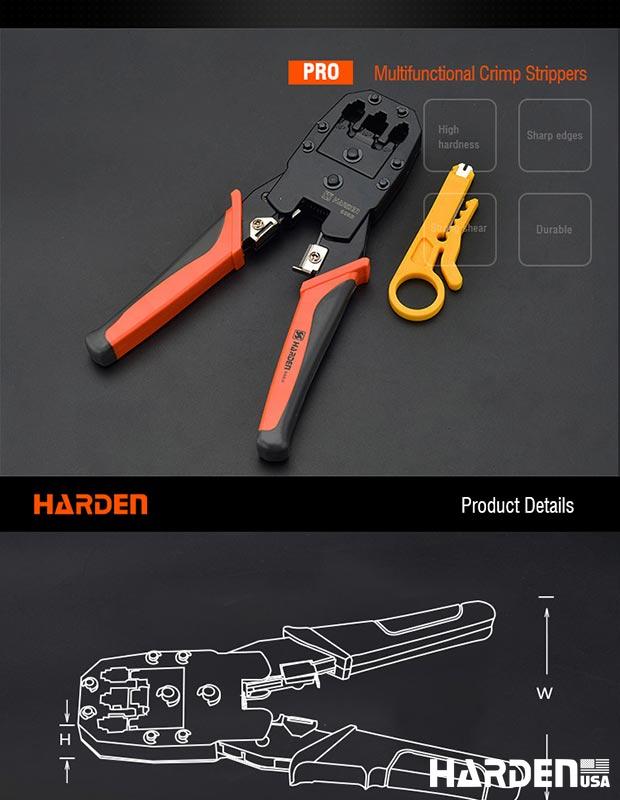 190mm Modular Plug Crimping Tool