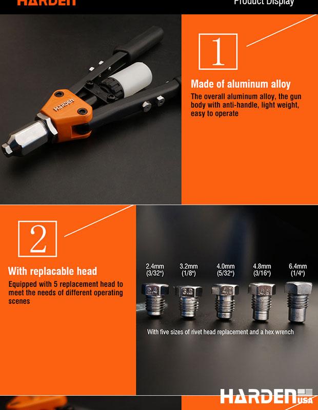 13" Heavy Duty Double Arm Riveter