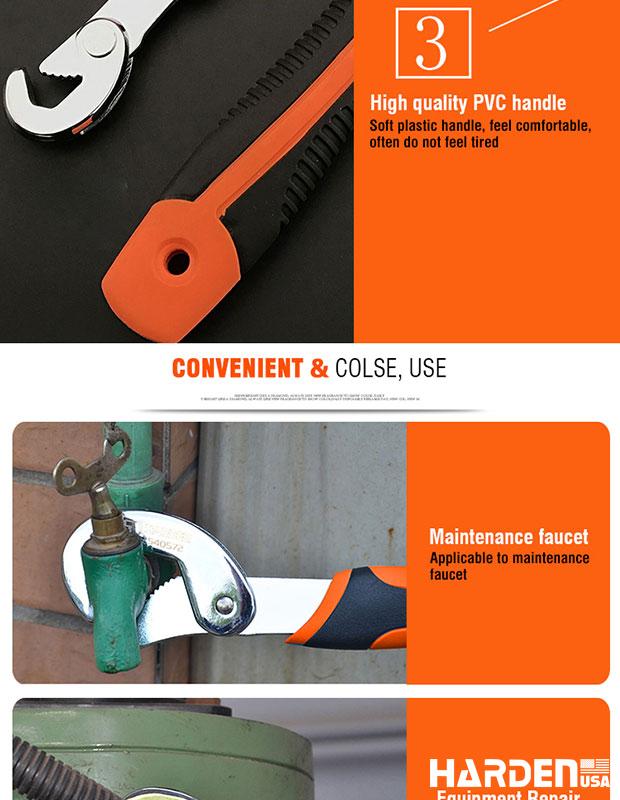 9-32mm Multi-purpose Adjustable Wrench Set