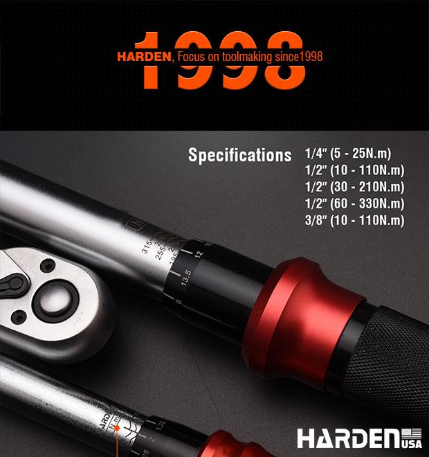 5-25N.m 13Pcs 1/4" Torque Wrench Set
