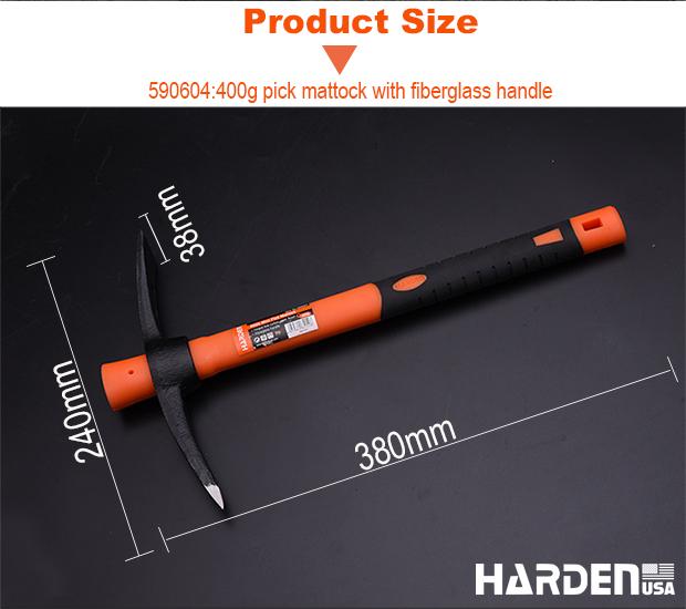 Pick Mattock With Fiberglass Handle