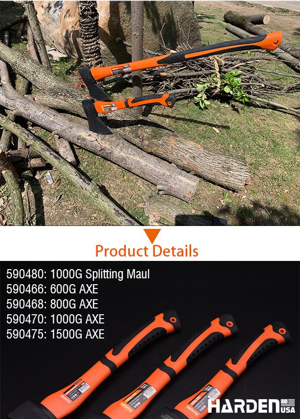 1.5kg Axe with Fiberglass Handle