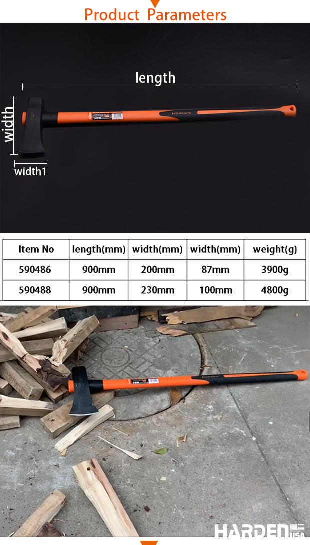 Splitting Maul With Fiberglass Handle