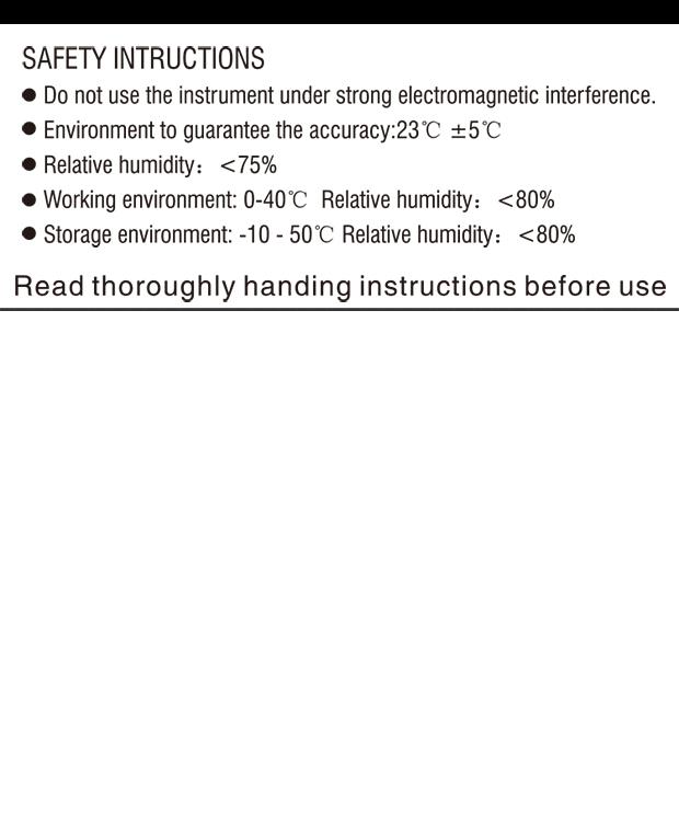Digital Clamp Multimeter