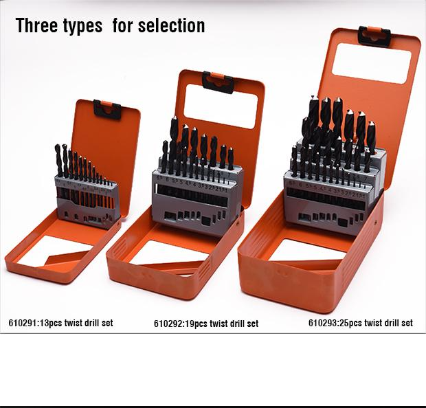25Pcs Twist Drill Set
