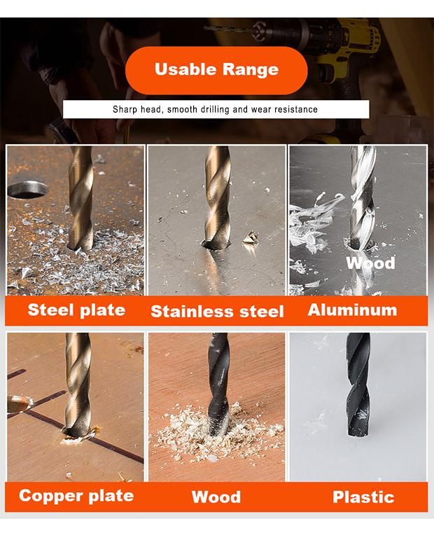 25Pcs Twist Drill Set