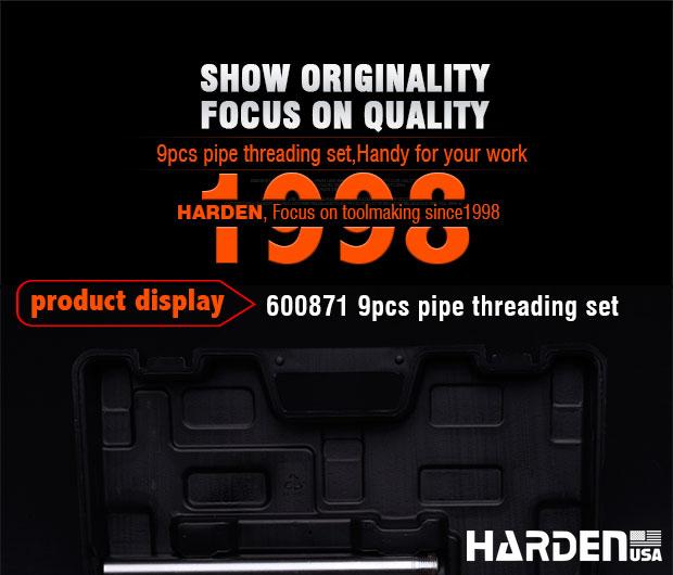 9Pcs Pipe Threading Set