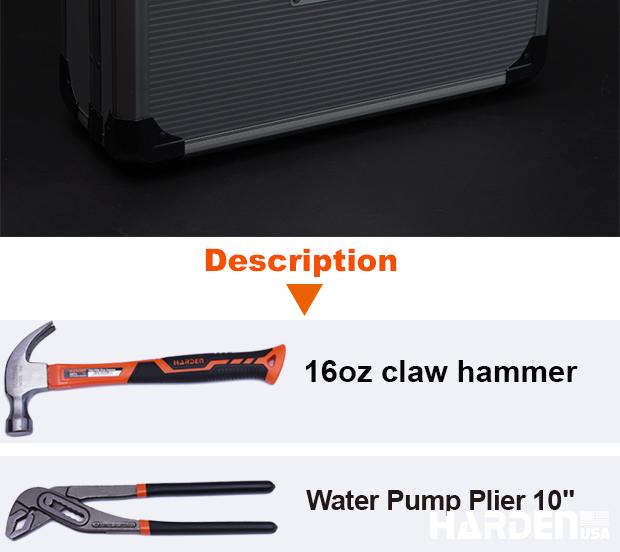 155Pcs Aluminium Toolkit set