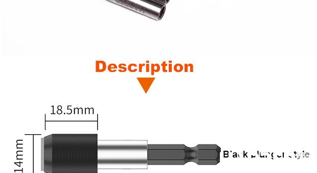 2Pcs Screwdriver Bit Holder Set