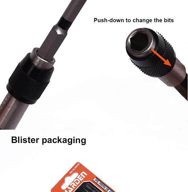 1/4" Screwdriver Bit Holder With Quick Release