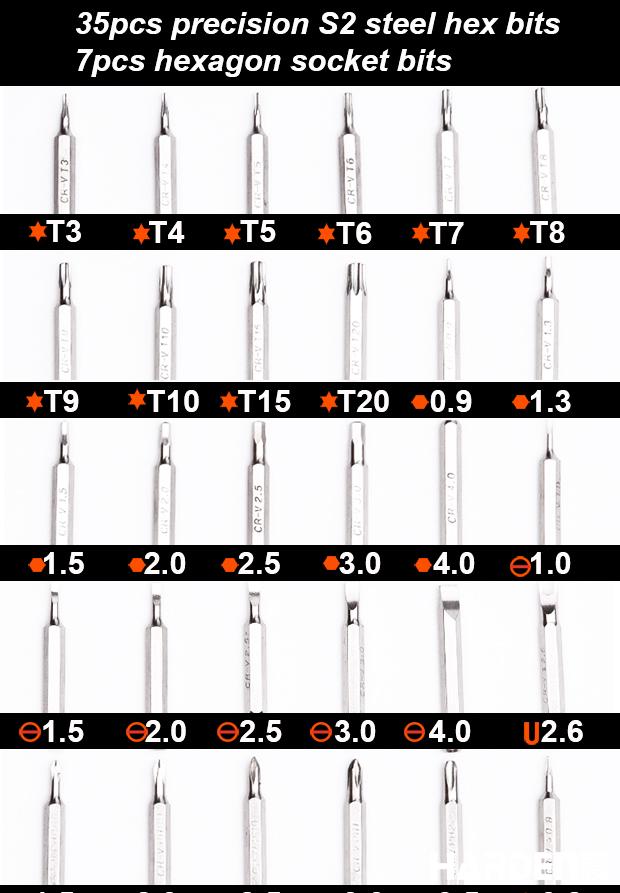 31Pcs CR-V Precision Screwdriver Bits Set