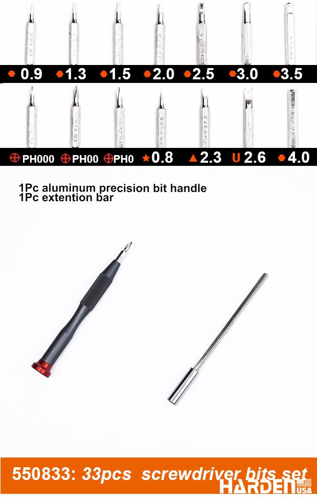 31Pcs CR-V Precision Screwdriver Bits Set