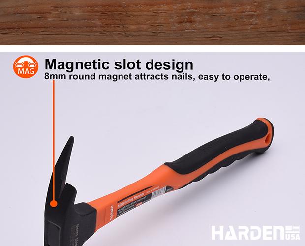 600g Roofing Hammer with Fiberglass Handle