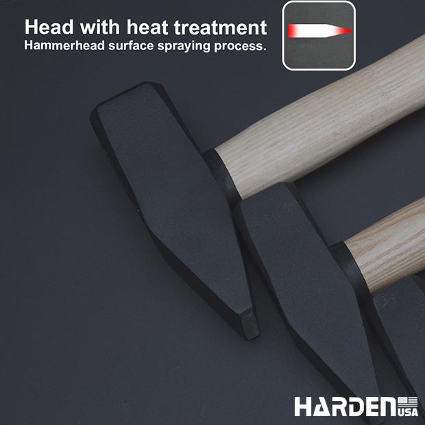 Machinist Hammer with Wood Handle