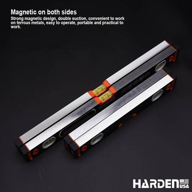 Spirit level with magnetic