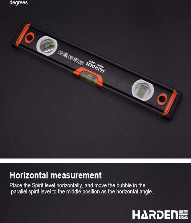 Spirit level with magnetic