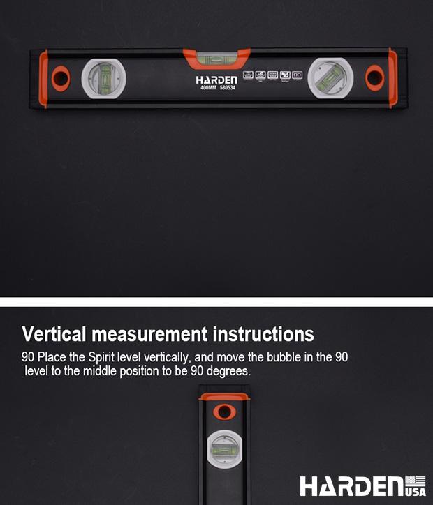 Spirit level with magnetic