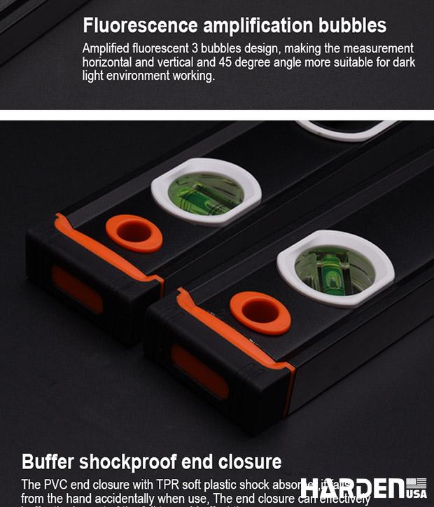 Spirit level with magnetic