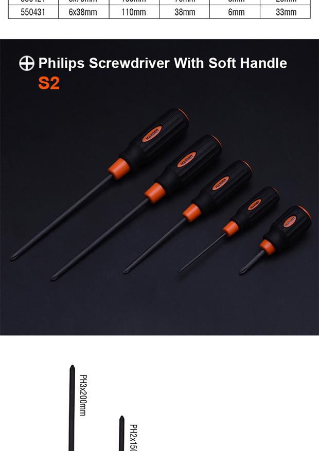 Screwdriver With Soft Handle