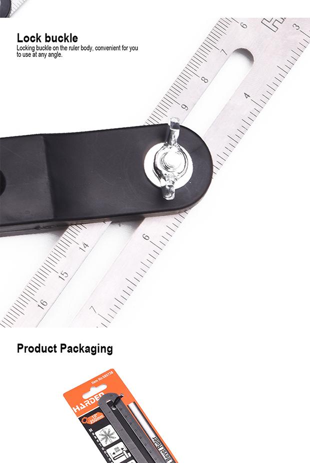 10"/250mm Sliding Bevel Ruler