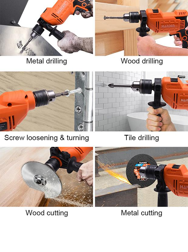 710W/110V Impact Drill