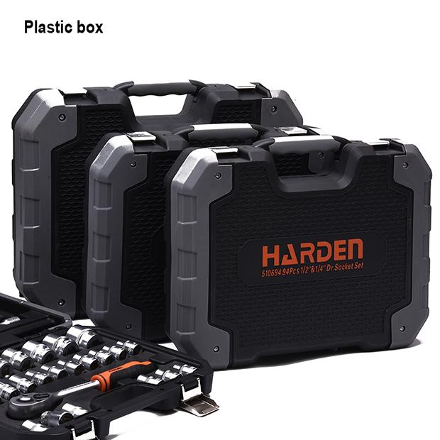132Pcs 1/2" & 3/8" & 1/4" Dr. Socket set