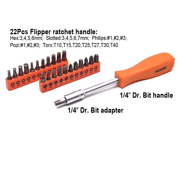 132Pcs 1/2" & 3/8" & 1/4" Dr. Socket set