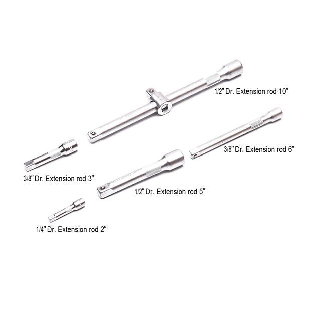 132Pcs 1/2" & 3/8" & 1/4" Dr. Socket set